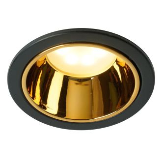 Светильник встраиваемый Feron DL3102 потолочный MR16 G5.3 черный + золото, 51403