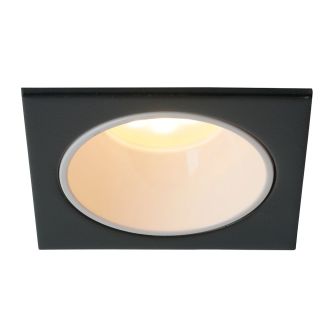Светильник встраиваемый Feron DL3112 потолочный MR16 G5.3 черный + белый, 51407