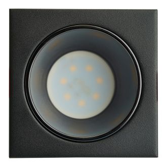 Светильник встраиваемый Feron DL3112 потолочный MR16 G5.3 черный + черный хром, 51408