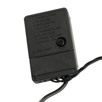 Светодиодная гирлянда Feron CL585 Мультишарики 12м 230V мультиколор, c питанием от сети, черный шнур, 51451