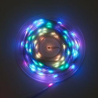 Гирлянда линейная Feron CL593 Smart, 10м USB + Пульт ДУ RGB, прозрачный шнур, 51463