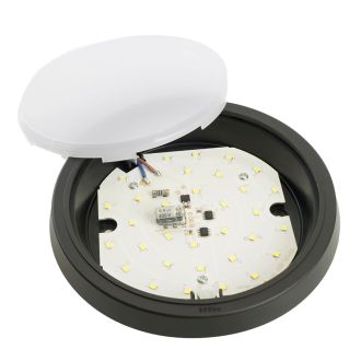 Светильник светодиодный Feron AL3020 в пластиковом корпусе 25W 6500K IP20 черный, 51476