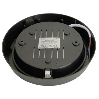 Светильник светодиодный Feron AL3020 в пластиковом корпусе 25W 6500K IP20 черный, 51476