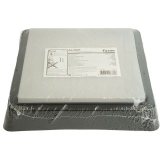 Светильник светодиодный Feron AL3021 в пластиковом корпусе 15W 4000K IP20 черный, 51477