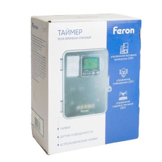 Таймер (реле времени) Feron TM101 13800W двухзонный, 51479