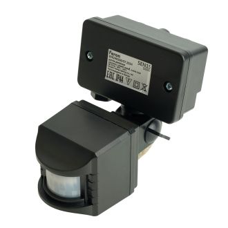 Датчик движения 1200W 10m 120° черный, SEN15/LX02, Feron, 51517
