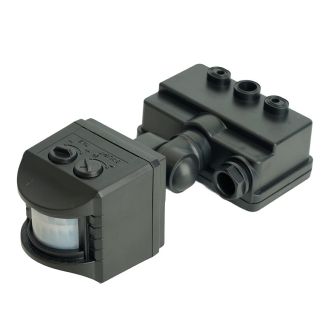 Датчик движения 1200W 10m 120° черный, SEN15/LX02, Feron, 51517