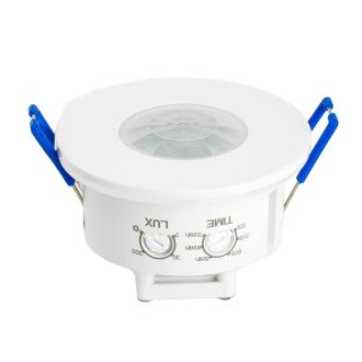 Датчик движения и освещенности 1200W 8m 120°(гориз.) 360°(верт.) белый, SEN55, артикул 51519, Feron