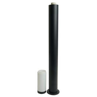 Светильник садово-парковый Feron DH042-650, Техно столб, max.18W E27 230V, черный, 51524
