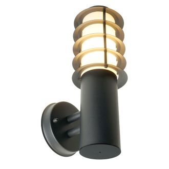 Светильник садово-парковый Feron DH046-B, Техно на стену, 18W E27 230V, черный, 51526