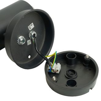 Светильник садово-парковый Feron DH046-B, Техно на стену, 18W E27 230V, черный, 51526