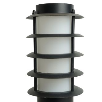 Светильник садово-парковый Feron DH046-B, Техно на стену, 18W E27 230V, черный, 51526