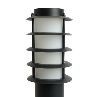 Светильник садово-парковый Feron DH047-1100, Техно столб, 18W E27 230V, черный, 51529