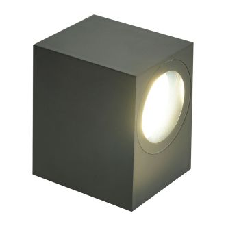 Светильник садово-парковый Feron.ONE DH050-P, на стену, GU10 220-240V, черный пластик, 51544