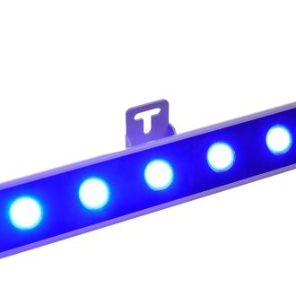 Светодиодный линейный прожектор для подсветки стен, синий, 970*40*25mm, 24W DC24V, IP65, Feron LL-893, 51562