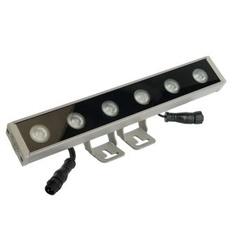 Светодиодный линейный прожектор для подсветки стен, 2700K, 250*40*25mm, 6W DC24V, IP65, Feron LL-893, 51564