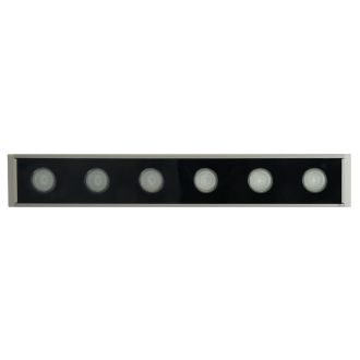Светодиодный линейный прожектор для подсветки стен, синий, 250*40*25mm, 6W DC24V, IP65, Feron LL-893, 51566