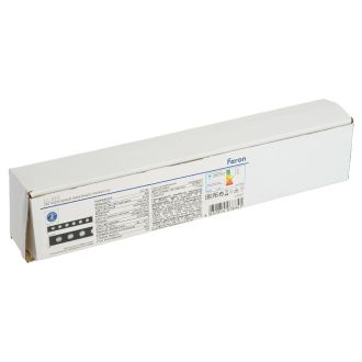 Светодиодный линейный прожектор для подсветки стен, красный, 250*40*25mm, 6W DC24V, IP65, Feron LL-893, 51567