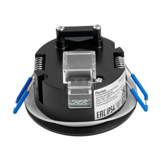 Датчик движения и освещенности 1200W 8m 120°(гориз.) 360°(верт.) чёрный, SEN55, артикул 51577, Feron