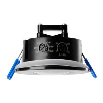 Датчик движения и освещенности 1200W 8m 120°(гориз.) 360°(верт.) чёрный, SEN55, артикул 51577, Feron