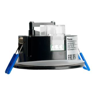 Датчик движения и освещенности 1200W 8m 120°(гориз.) 360°(верт.) чёрный, SEN55, артикул 51577, Feron