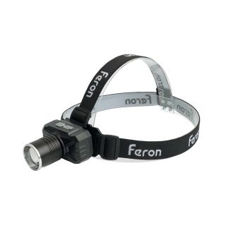 Фонарь налобный FERON TH2314 c аккумулятором 20W, 2500mAh IP44, USB type-C, Алюминий, 51621