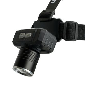 Фонарь налобный FERON TH2314 c аккумулятором 20W, 2500mAh IP44, USB type-C, Алюминий, 51621