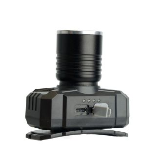 Фонарь налобный FERON TH2314 c аккумулятором 20W, 2500mAh IP44, USB type-C, Алюминий, 51621