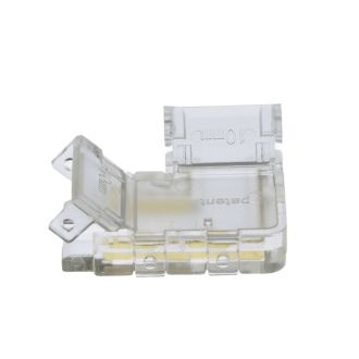 Соединитель угловой 12мм для ленты COB шириной 10 мм LS530, LD176, Feron, 51633 (комплект 5 шт.)