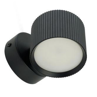 Светильник настенный Feron HL4580 ARIA 12W, 230V, GX53, черный IP20, 51675