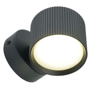 Светильник настенный Feron HL4580 ARIA 12W, 230V, GX53, черный IP20, 51675
