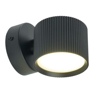 Светильник настенный Feron HL4580 ARIA 12W, 230V, GX53, черный IP20, 51675