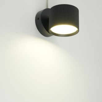 Светильник настенный Feron HL4580 ARIA 12W, 230V, GX53, черный IP20, 51675
