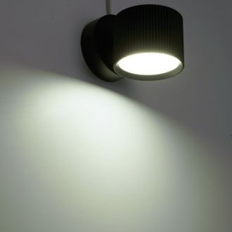 Светильник настенный Feron HL4580 ARIA 12W, 230V, GX53, черный IP20, 51675