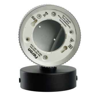 Светильник настенный Feron HL4580 ARIA 12W, 230V, GX53, серебро + черный IP20, 51676
