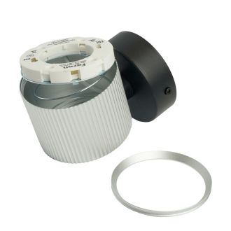 Светильник настенный Feron HL4580 ARIA 12W, 230V, GX53, серебро + черный IP20, 51676