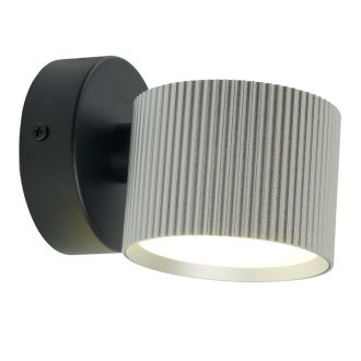 Светильник настенный Feron HL4580 ARIA 12W, 230V, GX53, серебро + черный IP20, 51676