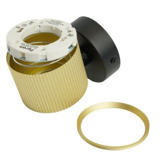 Светильник настенный Feron HL4580 ARIA 12W, 230V, GX53, золото+черный IP20, 51677