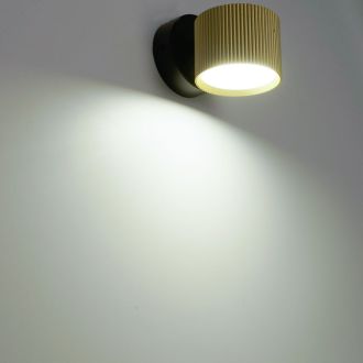 Светильник настенный Feron HL4580 ARIA 12W, 230V, GX53, золото+черный IP20, 51677