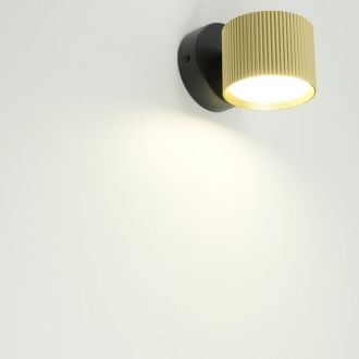 Светильник настенный Feron HL4580 ARIA 12W, 230V, GX53, золото+черный IP20, 51677