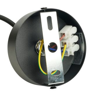 Светильник потолочный Feron Barrel HL4588 ARIA levitation 12W, 230V, GX53, серебро + черный, на подвесе 1,7 м, 51680