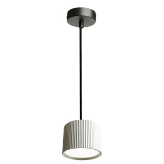 Светильник потолочный Feron Barrel HL4588 ARIA levitation 12W, 230V, GX53, серебро + черный, на подвесе 1,7 м, 51680