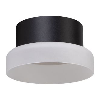 Светильник потолочный Feron HL460 Barrel OPAL 12W, 230V, GX53, черный, 51683