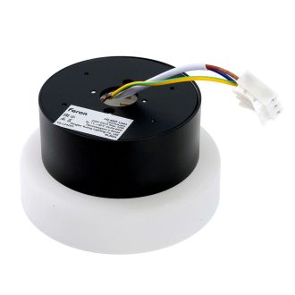Светильник потолочный Feron HL460 Barrel OPAL 12W, 230V, GX53, черный, 51683