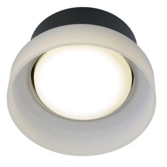 Светильник потолочный Feron HL460 Barrel OPAL 12W, 230V, GX53, черный, 51683