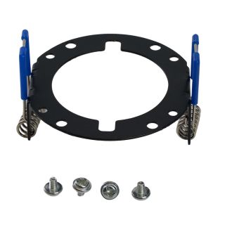 Светильник потолочный Feron HL460 Barrel OPAL 12W, 230V, GX53, черный, 51683