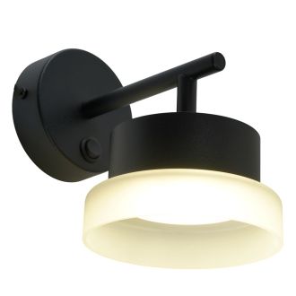 Светильник настенный Feron HL4600 OPAL 12W, 230V, GX53, черный, 51685