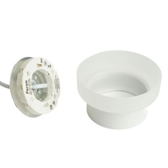 Светильник потолочный Feron Barrel HL4608 OPAL levitation 12W, 230V, GX53, белый, на подвесе 1,7 м, 51686