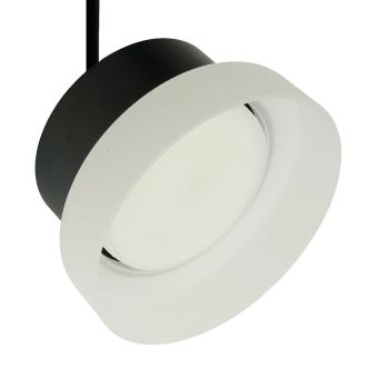 Светильник потолочный Feron Barrel HL4608 OPAL levitation 12W, 230V, GX53, черный, на подвесе 1,7 м, 51687