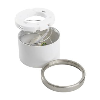 Светильник потолочный Feron Barrel DUET HL459 12W, 230V, GX53, белый + хром IP20, 51688